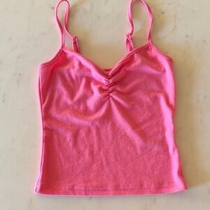 Edikted Pink Ruched Women's Camisole Top